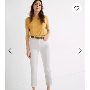 madewell classic straight jeans